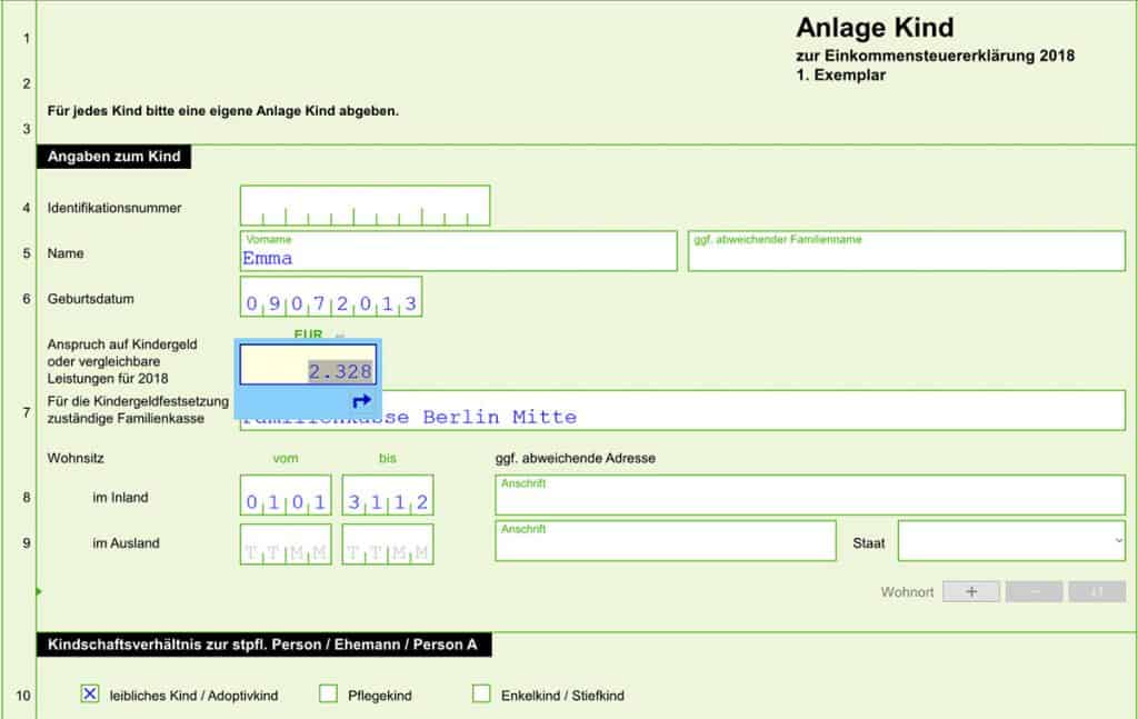 kindergeld steuererklaerung 1024x647